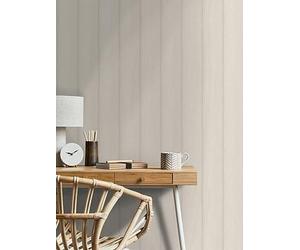 Holden Decor Tongue & Groove Wallpaper Beige