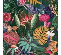 Holden Décor Wonderland Tropical Wallpaper in Green Holden Décor Green