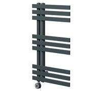 Holden Designer Digital Thermostatic Electric Heated Towel Rail | Anthracite | Mild Steel | 800mm x 500mm