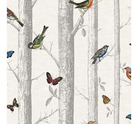 Holden Decor Epping Birds on Branches Wallpaper White Holden 12231