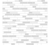 HOLDEN GRANITE OBLONG TILES BRICKS KITCHEN & BATHROOM TILING ON A ROLL WALLPAPER (89193 GREY SILVER)