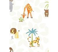 Holden Jungle Friends Wallpaper Multi 12541