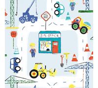 Road Works Ahead Blue/Red/Yellow