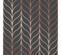 Holden Shimmering Geo Striped Wallpaper Art Deco Trellis Metallic Motif 50061