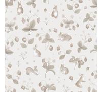 Holden Storybook Bunnies & Berries Cute Soft Nature Inspired Wallpaper Perfect for Nurseries Playrooms Newborns' Walldecoration Neutral 14143