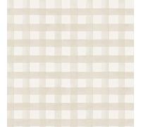 Holden Watercolour Gingham Check Wallpaper Beige 13290