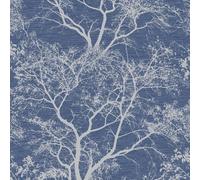 Holden Whispering Trees Pattern Wallpaper Forest Woodland Glitter Motif 65402