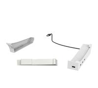 Holder Bracket with 4 Port USB Hub Fast Charging Upgraded Horizontal Stand Fit for PS5 Slim Console
