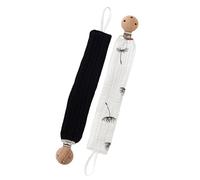 Holder Clip with Cotton Strap and Attachment, H | Clip-and-Loop Structure for Attaching a or Small Toy, Beechwood Clip and Cotton Fabric Construction