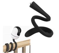 Holder for Baby Monitor, Universal Baby Camera Holder, Flexible Silicone, No Drilling, 360 Degree Adjustable, Compatible Baby Monitor with a 1/4 Inch Thread, for Mobile Phones, Monitors, Outdoor
