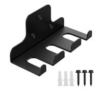 Holder for barbells on the wall, wall mounting holder for dumbbell bars, space-saving dumbbell rack, for storing dumbbells and kettlebells for home training, garage, fitness, weightlifting