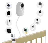 Holder for Momcozy Baby Monitor BM01/BM03/BM04, Universal Baby Camera Holder for GHB/Boifun/ieGeek/OBVHNUA/Owlet Babyphone, Flexible Clamp Holder Stand for Camera with Standard ¼-20 Thread Hole
