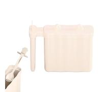 Holder for pasta cups, dishwasher-free food cup with lid, cute instant pasta bowl with cat ear design, drainage, fork rest and handle, for student dorm, apartment, kitchen