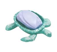 Holder for Soap Turtle Tray Decoration, Self-Draining Soap Dish, for the Kitchen, Bathroom, Bathtub, Shower, Counter, Home and the