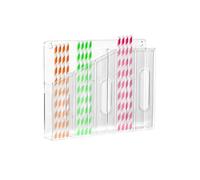 Holder For Straws Acrylic Storage Container For Door Of Kitchen | Storage System For Straws In The Cabinet Suitable For Spoons Chopsticks Stirer Sticks Brushes Kitchen Cabinets Wall And