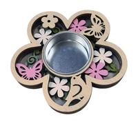 Holder Handmade Wood Tealight Holder With Flower And Butterfly Heart Designing For Festive Decorations Home Decoration