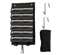 Holder - Hangable Tube | Transparent Slots Holder For | Portable Over-the-Door Design With 12+1 Slots | Ideal For Family Gatherings, Birthday Parties, And Home Play Areas
