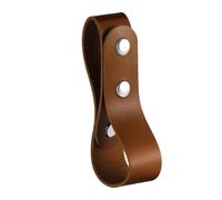 Holder Hanging Whips Strong Pastoral Tools PU Belt for Outdoor Riding and Harvesting- Brown