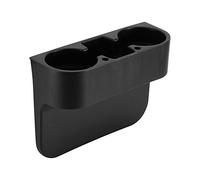 holder Kensee Car Seat Wedge Cup Insert, Universal Black 2 Cup Inserts, Multifunctional Bottle Organizer Seat Back Drinking Bracket Double Cellphone Holder