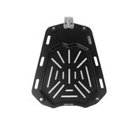 Holder Luggage Rack CNC Aluminum Motorcycle Top Rear Luggage Box Bracket Plate Trunk Boot Quick Release Base Plate Shelf Holder Toolbox Bracket Luggage Carrier Bracket(80L carbon steel)