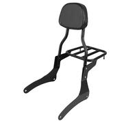 Holder Luggage Rack Custom Classic For Vulcan 900 1996-2017 Motorcycle Passenger Backrest Sissy Bar With Luggage Rack For Kawasaki For Vulcan For VN 900 VN900 Luggage Carrier Bracket(Black)