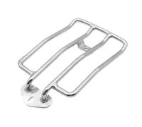 Holder Luggage Rack For XL Sportsters For Iron 48 883 XL1200 2004-2019 Motorcycle Rear Solo Seat Rear Luggage Rack Black Chrome Motorbike Rear Tail Storage Rack(Silver)
