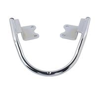 Holder Luggage Rack Motorcycle Rear Grab Handles Seat Armrest Handle Rail Grab Bar Luggage Rack For Triumph For Speed Twin 900 1200 For Bonneville T100 Motorbike Rear Tail Storage Rack(Chrome)