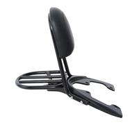 Holder Luggage Rack Motorcycle Sissy Bar Backrest Luggage Rack Baseplate For VRSCAW For VRSCDX For VRSCX 2007-2011 2010 2009 2008 Black/chrome Motorbike Rear Tail Storage Rack(Black)