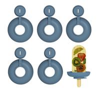 - Holder | On the Holder Without Drips - 5 x Reusable Silicone Drip Protectors - Practical Gadget for On the Go, Outdoor & Parties