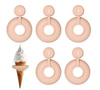 - Holder | On the Holder Without Drips - 5 x Reusable Silicone Drip Protectors - Practical Gadget for On the Go, Outdoor & Parties