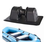 Holder Row Roller - Boat Roller | Bracket Tie Off Patch, Pvc Boat Tie Off Attachment | Heavy-Duty Inflatable Booat Accessory For Dinghy, Raft, Assault, Fishing & Motorboat | Stern Fulcrum Stability