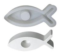 Holder Silicone Fish Shape Candlestick Resin Mold Animal Shape Stand Resin Molds Handmade Craft Multifunctional Fish Candlestick Mold