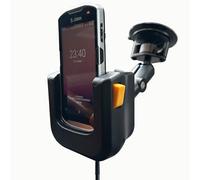 Holder Stand Charger for Zebra TC51 TC510K TC52 TC52X TC56 TC57 TC57X Barcode Scanners - Car Mount with Cigarette Lighter Charging Cable, Vehicle Dock Cradle for Handheld Scanner CRD-TC56-CVCD2-02