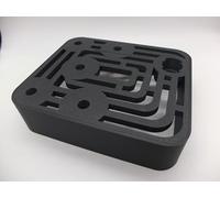 Holder Stand for Kenwood Chef Grater Rasp for 6 Attachments Art Deco Style (Black)