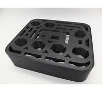 Holder Stand for Kenwood Chef Pasta Attachment Lasagna Pasta Ravioli for 7 Attachments Art Deco Style (Black)