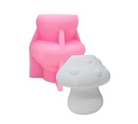 Holder Unique Flower Vase Molds Mushroom Shape Flowerpot Silicone Planter Hand-Making Supplies Resin Crafting Mold