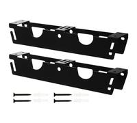 Holder | Wall Mounting Bracket for Angle | 2 Pieces Electric Tools 2 Slot Rack with Cord Hook for Renovation Workshop Workbench Side for Home Renovation