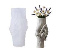Holders Resin Mold, Cement Gypsum Flower Pots Silicone Molds Epoxy Casting for Diys Jewelry Storage Box Flower Pots Silicone for Concrete