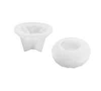 Holders Silicone Molds Resin Lotus-Flower Candlestick Epoxy Casting Molds for Trinket-Container Mold Holder Mold