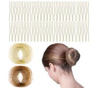 Holdes Ballet Girl Bun Nets | Ballet Bun Hair Net | Invisible Hair Bun Net for Secure Hold | Secure Hold with Hair Pins for Girls Doughnuts Dancers