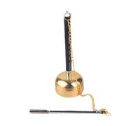 Holdes Bell Meditation Chime Buddhist Musical Instruments | Lightweight Elegant Finger Symbol Percussion | Retractable Decorative Copper Musical Instruments for Home and Family
