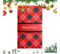 Holdes Booklet for Gift Vouchers, Greeting Card Book for Storing Money, Book with Gift Vouchers for Christmas, for Men, Women, Girls, Teenagers, Teenagers, Sons, Daughters, red, see description, See