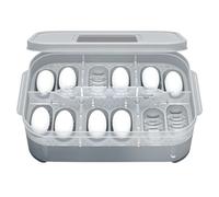 Holdes Clear Egg Incubator - Snake Incubation Box 12 Grids - Reptile Egg Incubator Clear Reptile Breeding Box Hatching Box Case Tray for Hatching Lions