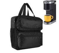 Holdes Coffee Maker Storage Bag | Travel Friendly Coffee Machine Container - Small Household Appliances Parts Containers for Moving Home Travel Camping Picnic