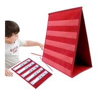 Holdes Desktop Pocket Chart - Double Sided Table Pocket Charts - -Standing Desktop Pocket Chart, Portable Stand For Class Demonstrations, Homeschooling Classroom Supplies