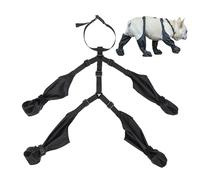 Holdes Dog Shoes, Dog Leggings With Boots, Waterproof Dog Boots With Suspenders, Breathable Dog Booties Paw Protector Dog Snow Boots Never Lose A Boot Shoe Or Sock Again