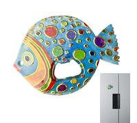 Holdes Fish Beer Bottle Opener, Fish Bottle Opener Magnet, Decorative Car Magnets, Manual Bottle Opener, Multifunctional Fridge Magnets, Magnetic Fridge Stickers for Home