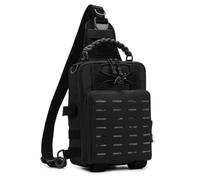 Holdes Fishing Backpack, Fishing Backpack, Fishing Bag, Waterproof Storage Bag for Fishing Tackle, Shoulder Storage, Waterproof Outdoor Backpack, Tackle Box, Multifunctional Fishing Bag, black, see