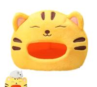 Holdes Guinea Pig House Bed, Hamster Mini Bed, Warm House for Hamsters in Tiger Shape, Cute, Comfortable, , Sturdy Hamster Cotton Bed for Cage, Terrarium, Habitat Decoration