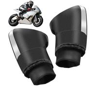 Holdes Motorcycle Handlebar Muffs Gloves, Windproof Winter Cycling Gloves Thicken Fleece Thermal Scooter Motorbike Handle Hand Warmer Outdoor Waterproof Motorbike Handlebar Mittens